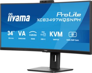 Iiyama VA Monitor com Dock e KVM