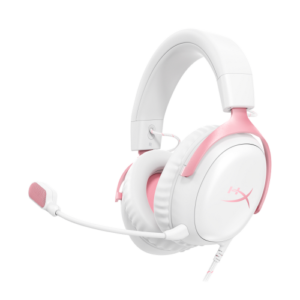 HyperX Cloud III Branco-Rosa