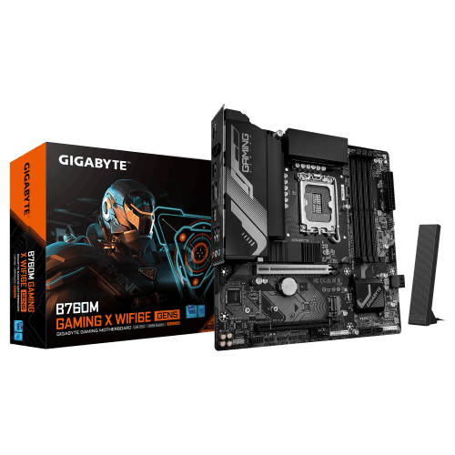 Gigabyte B760M Gaming X — WiFi 6E para Intel 12ª-14ª Gen Gigabyte B760M Gaming X — WiFi 6E para Intel 12ª-14ª Gen