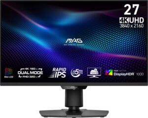 MSI MAG 274UPDF — 4K 160Hz para criadores e gamers