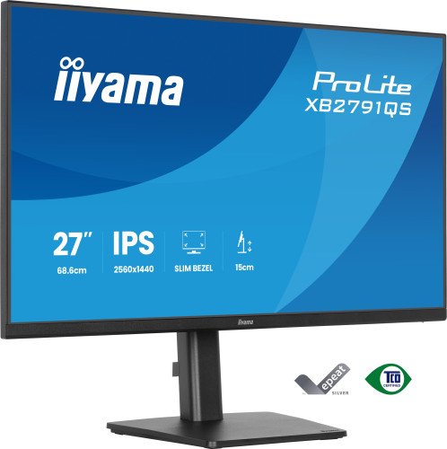 Iiyama 27" IPS 2560×1440 — Slim Bezel 75Hz Iiyama 27" IPS 2560×1440 — Slim Bezel 75Hz