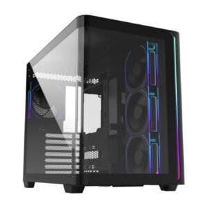 FSP M580-BP — Midi Tower com 4 Ventiladores ARGB