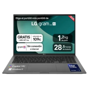 LG Gram 16Z90TL — Copilot+ PC ultraligero com IA