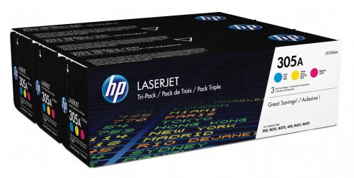 HP 305A TONER HP305A TRICOLOR (CF370AM) HP 305A TONER HP305A TRICOLOR (CF370AM)