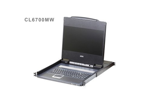 ATEN Consola LCD single rail (HDMI / DVI / VGA, USB) ATEN Consola LCD single rail (HDMI / DVI / VGA, USB)