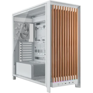 Corsair FRAME 5000D WOOD RS Midi Tower Nuez, Blanco