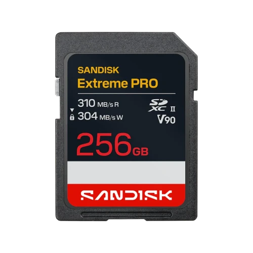 SanDisk Extreme PRO SD UHS-II V90 Card - 256GB SDXC SanDisk Extreme PRO SD UHS-II V90 Card - 256GB SDXC