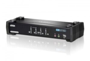 ATEN SWITCH KVMP DVI/AUDIO DUAL LINK USB DE 4 PUERTOS (CS1784A-AT-G)
